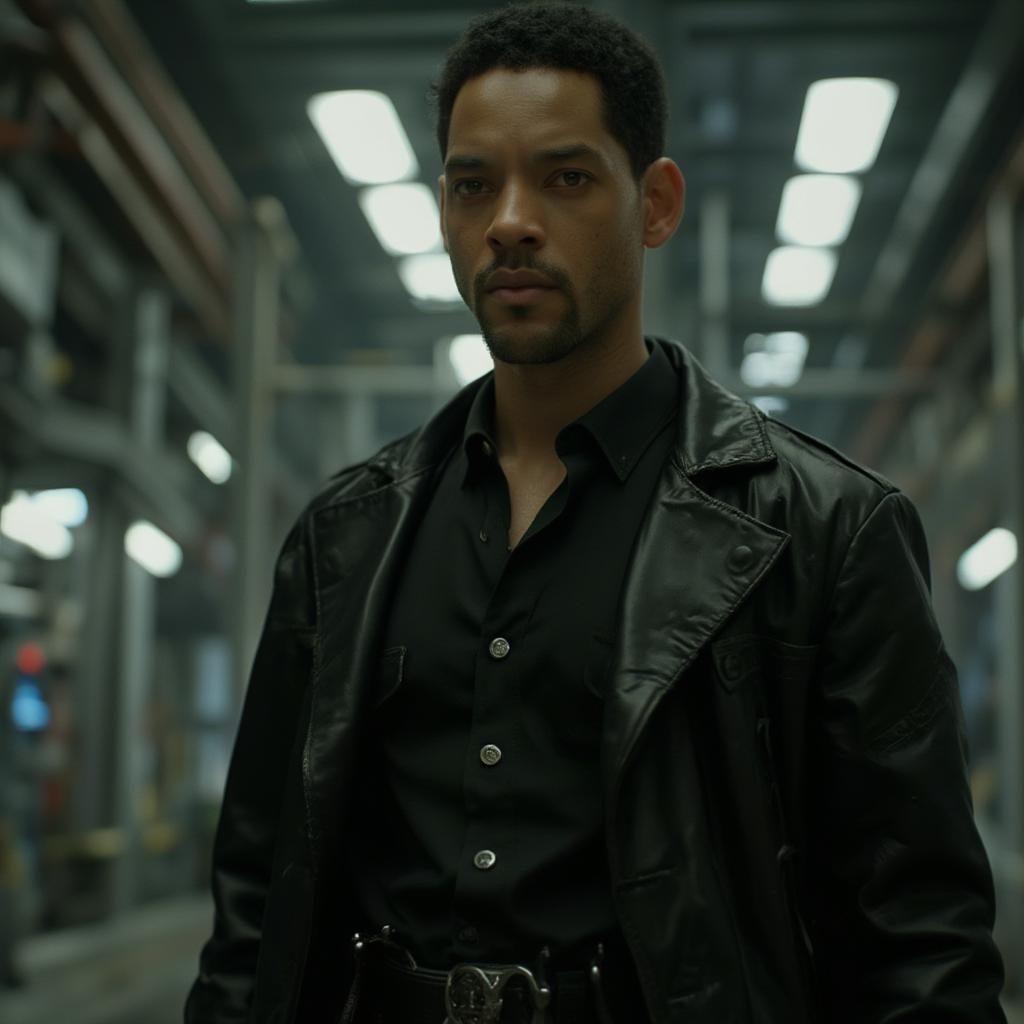 Will Smith as Neo in The Matrix: An alternate reality.