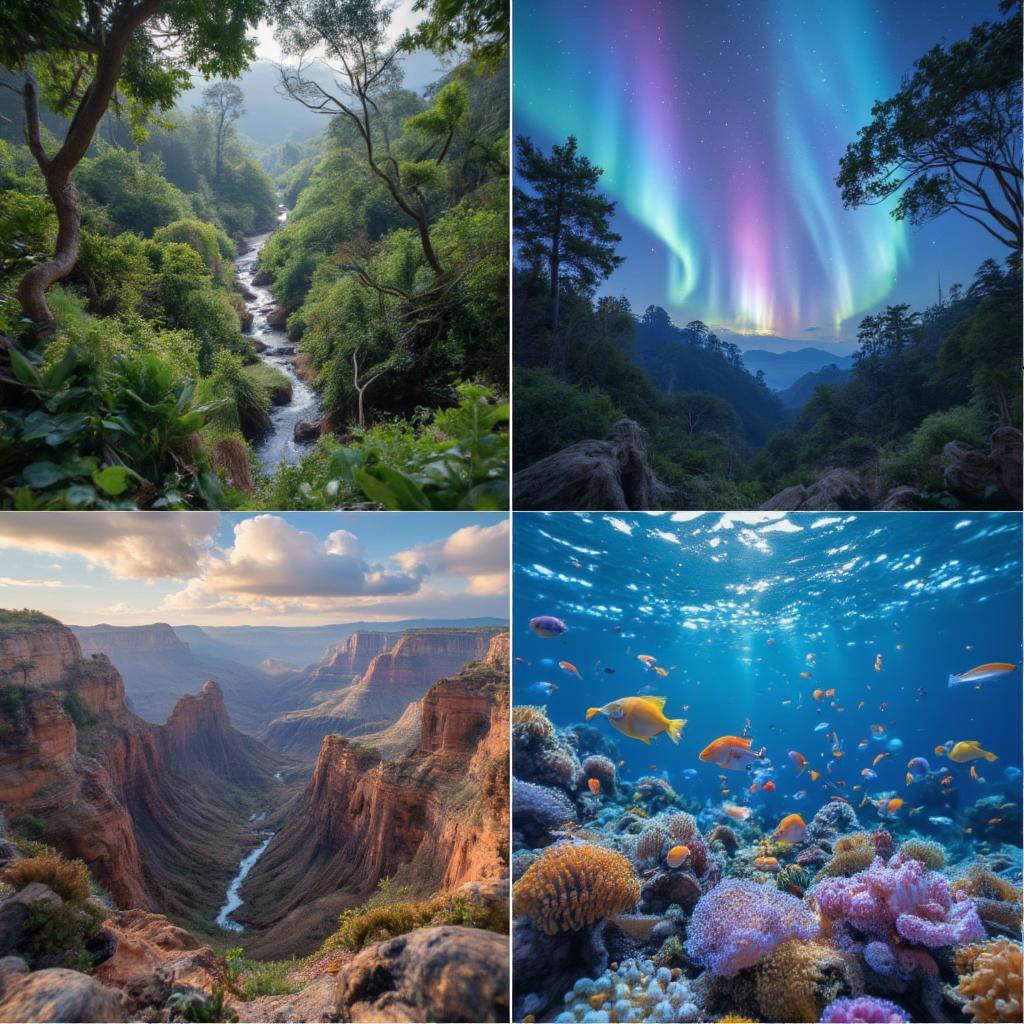 natural wonders diverse landscapes