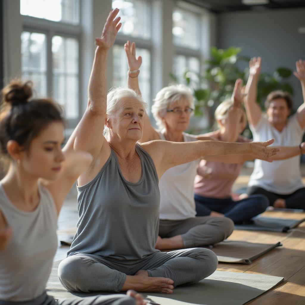 Yoga and Pilates for Flexibility and Balance Over 50