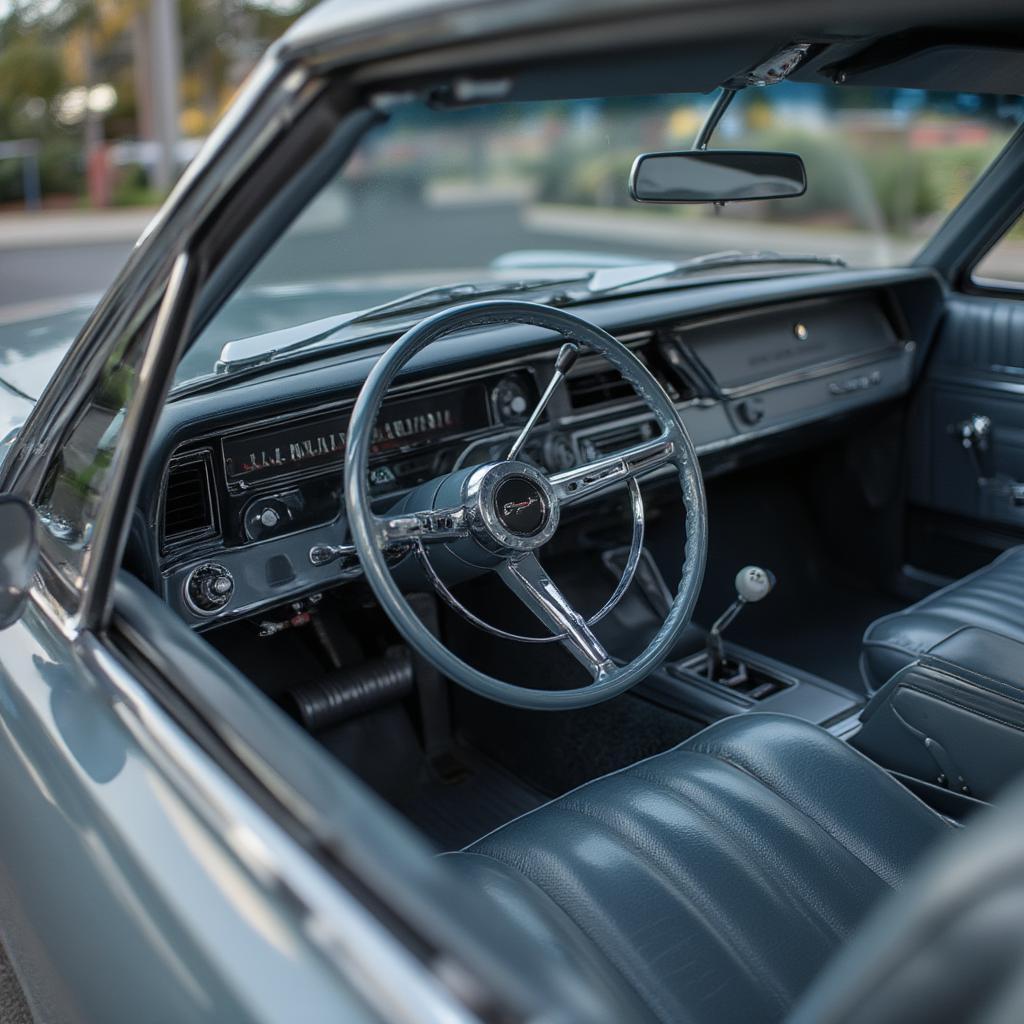 Classic 1966 Chevy Caprice Interior Detail