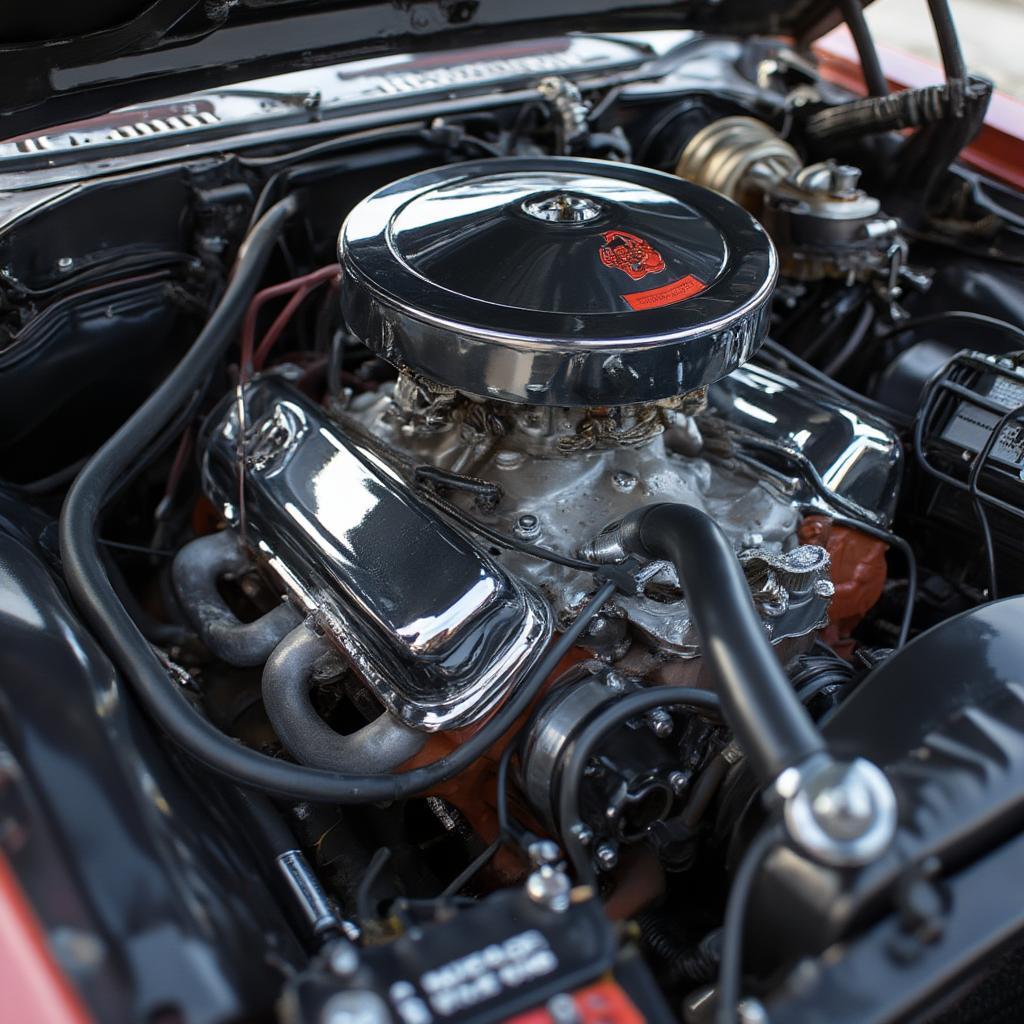 1968 dodge coronet 426 hemi engine bay