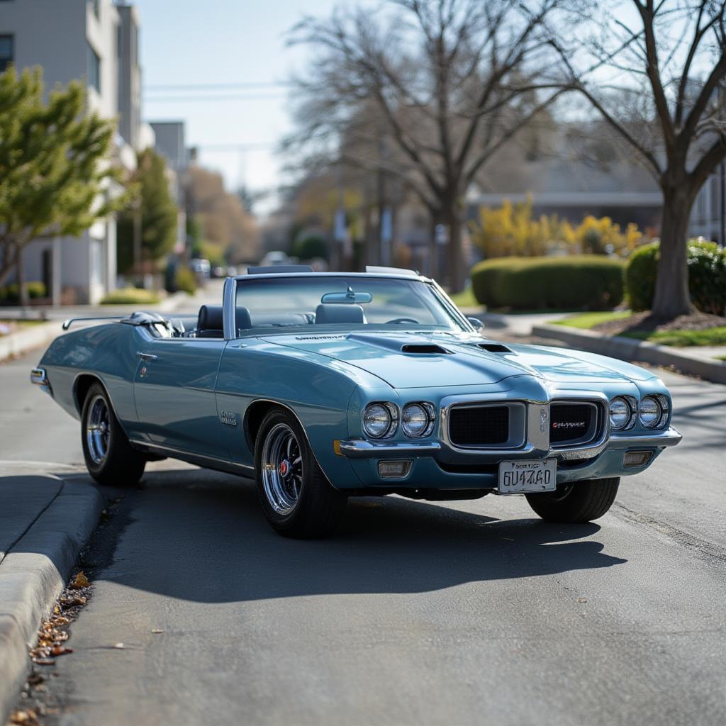 1971 gto convertible profile view showing iconic lines