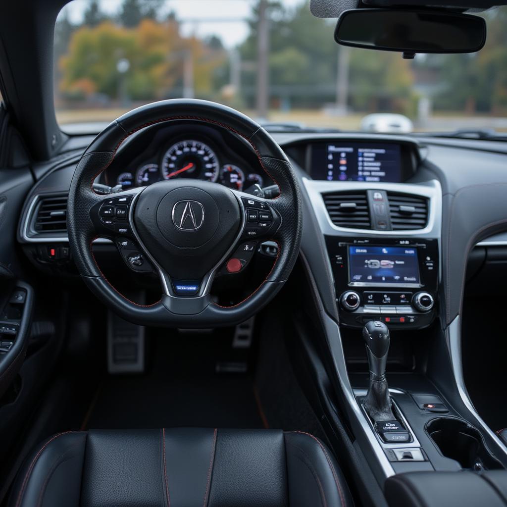 2015 acura nsx driver focused cockpit with high tech features