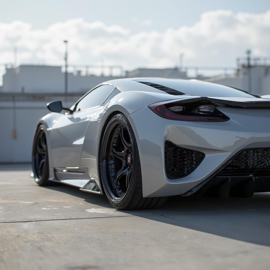 2020 Acura NSX Side Profile, showcasing the sleek lines and aerodynamic design