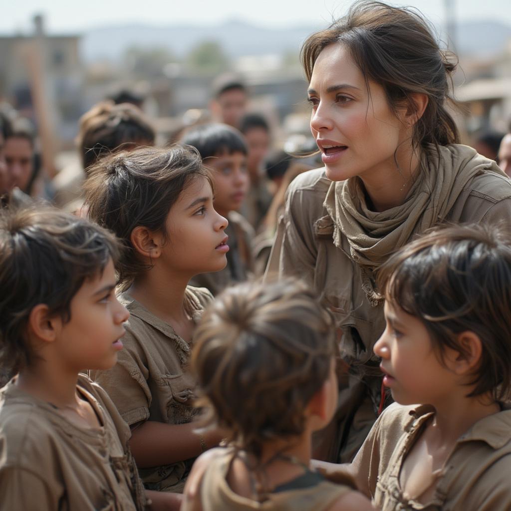 Angelina Jolie humanitarian work