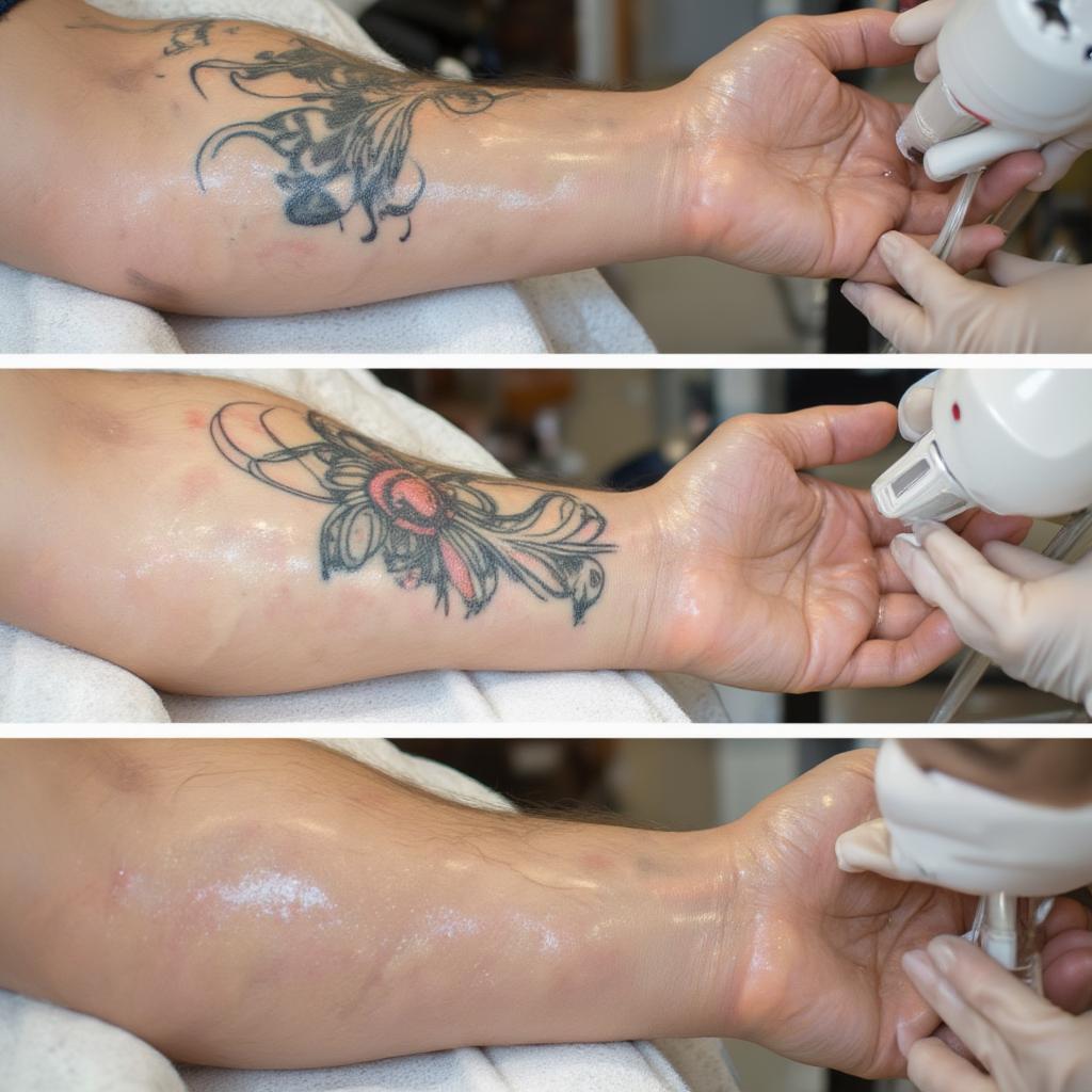 angelina jolie laser tattoo removal process