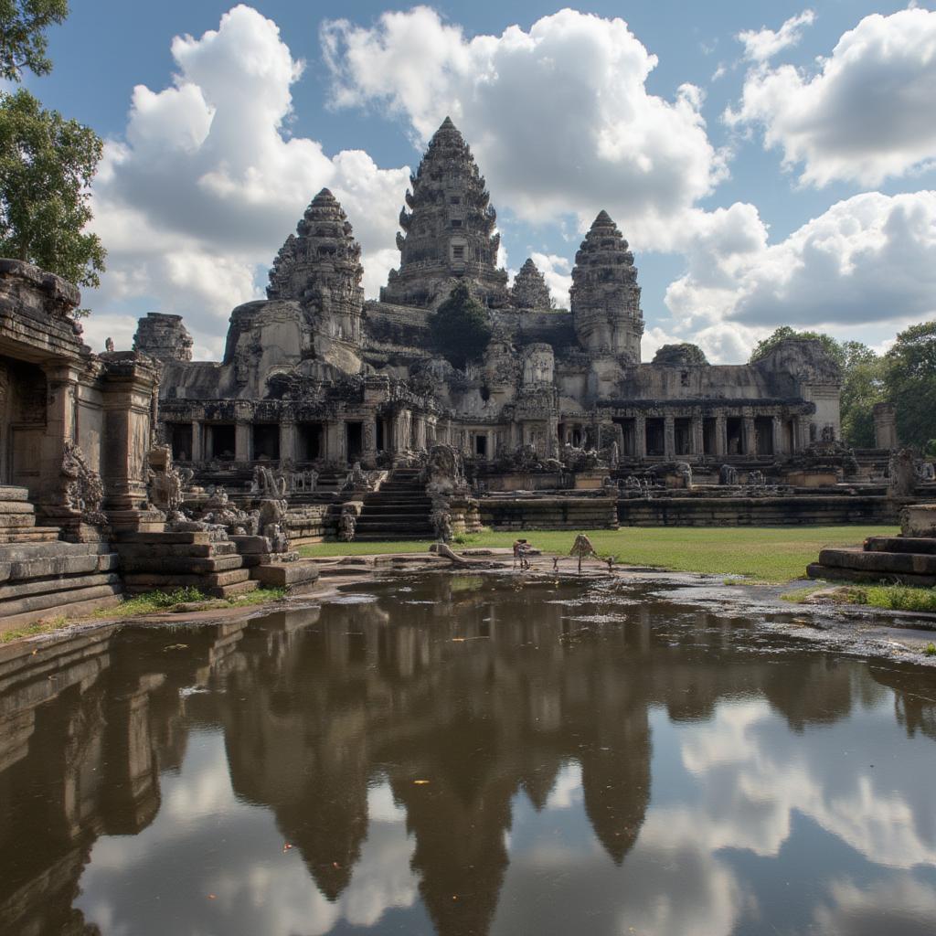 Angkor Wat Cambodian Temple Khmer Architecture