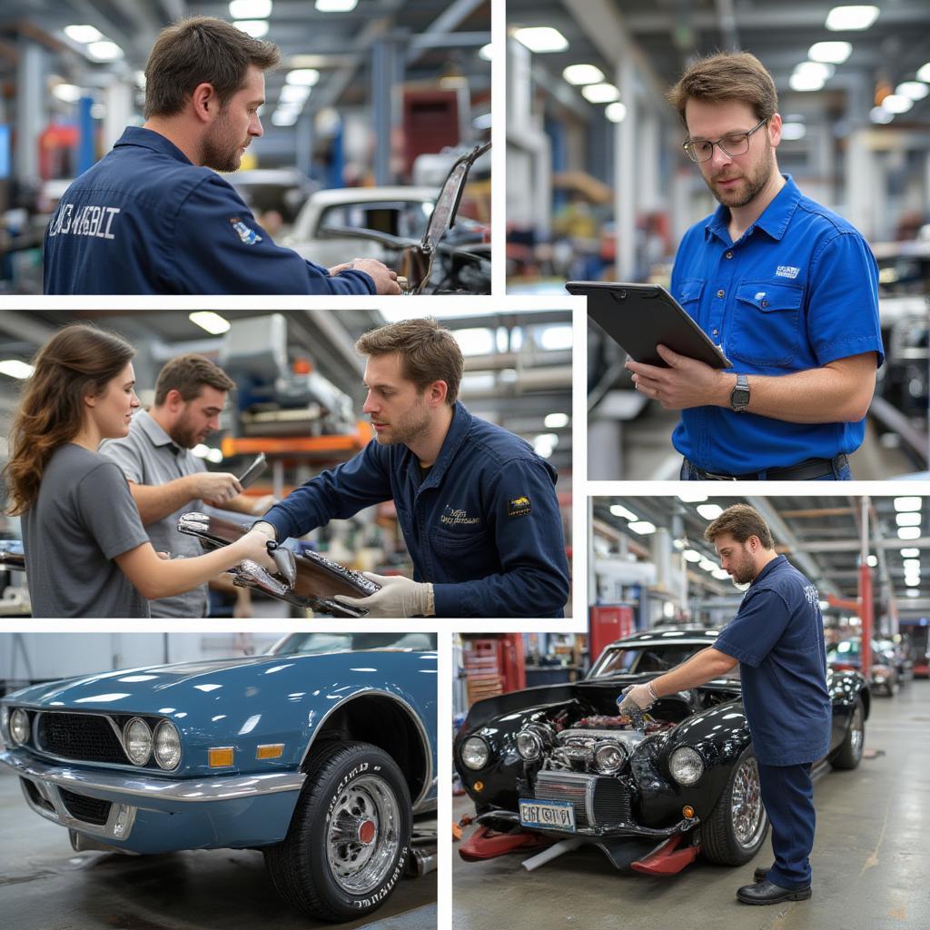 Diverse career paths in auto body repair field