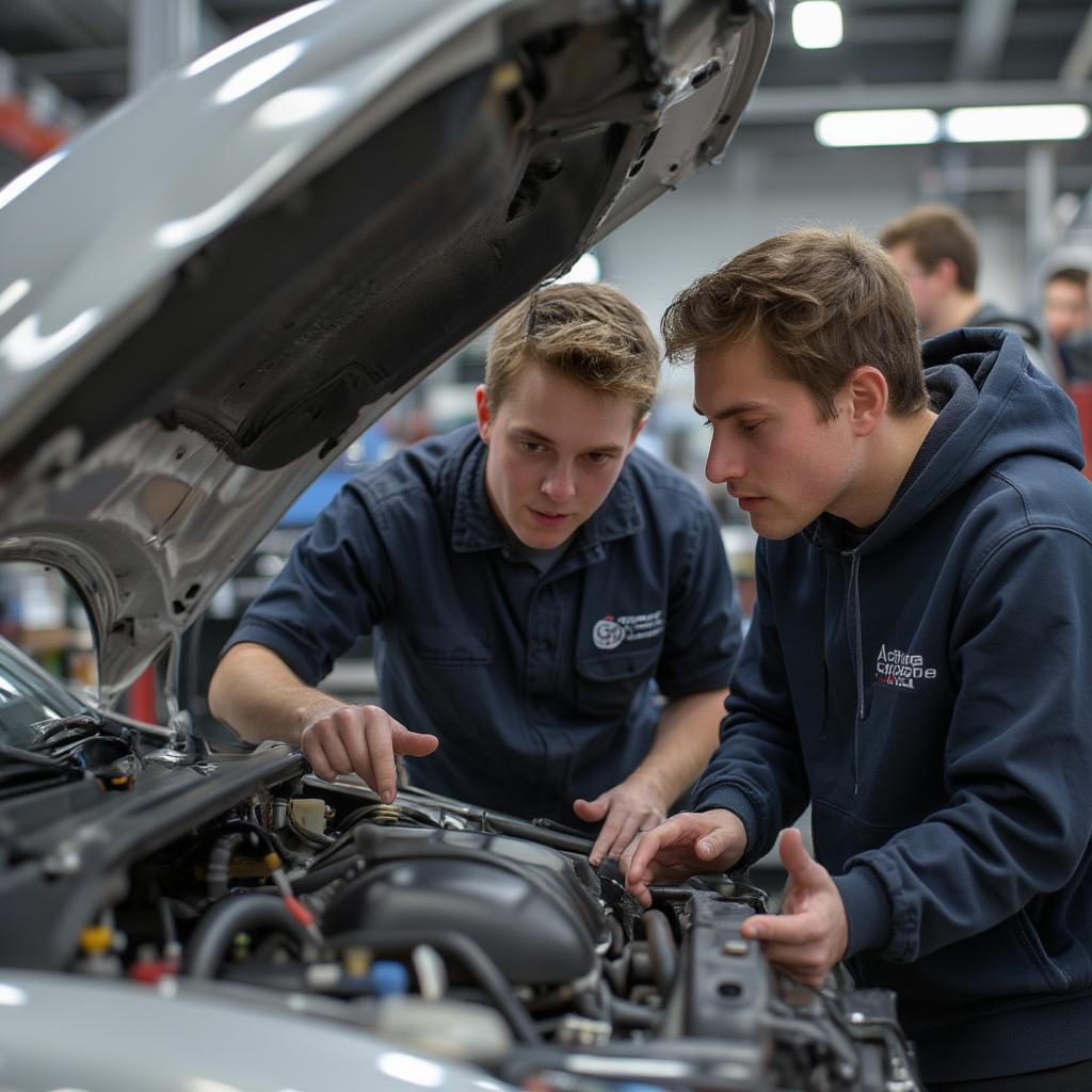 automotive technology associate program students