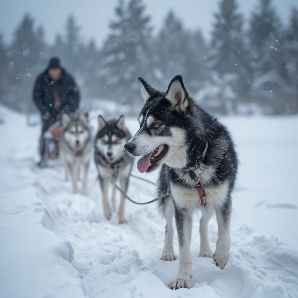 balto dog sled team in alaska