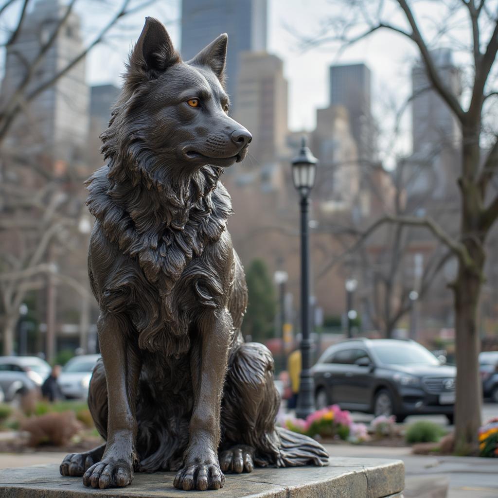 balto statue central park new york city