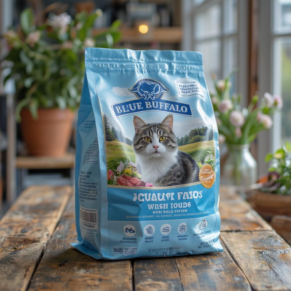 blue buffalo cat food bag