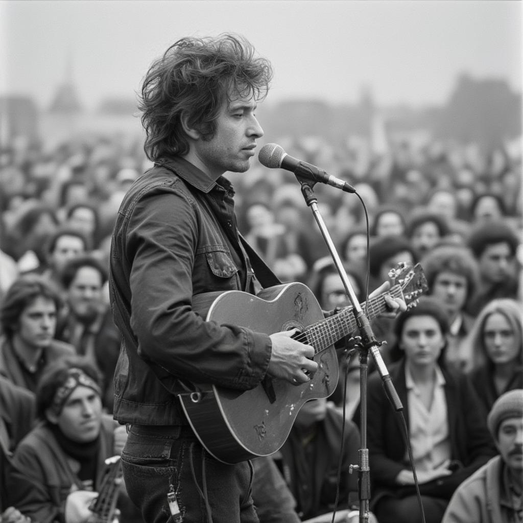 bob dylan 1960s protest music