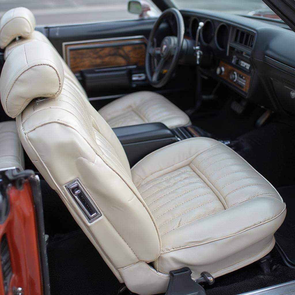 Buick GS convertible interior bucket seats