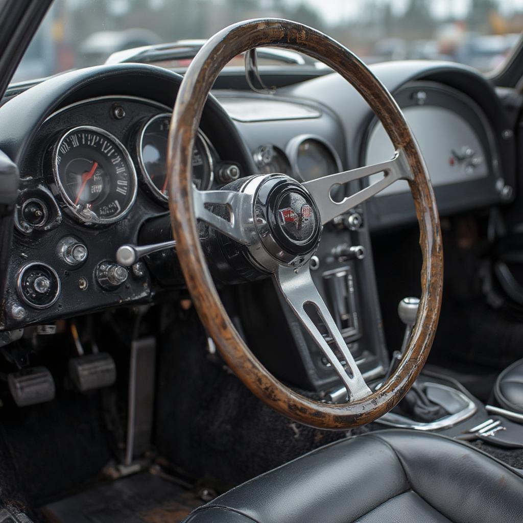 c2 corvette interior close up details