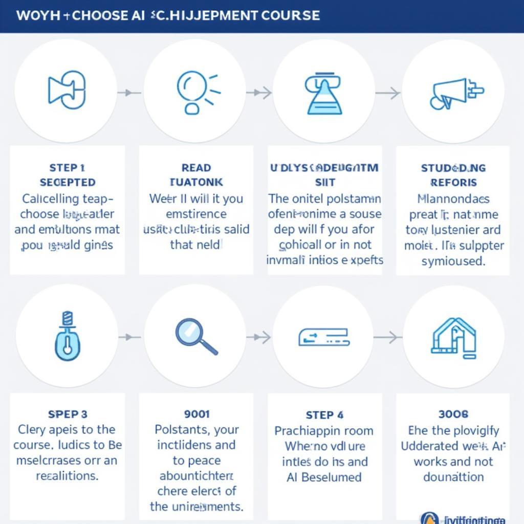 steps in choosing ai course