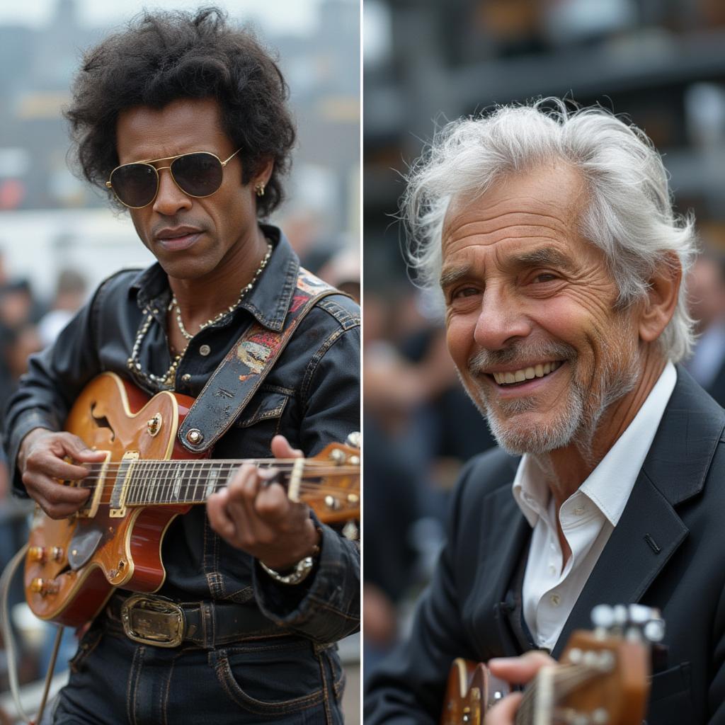 Chuck Berry through the ages, youth to elder statesman