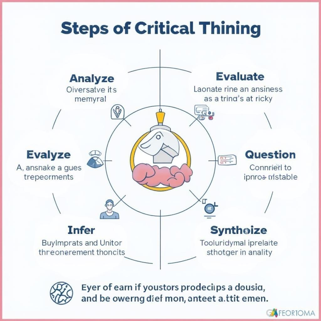 Critical thinking process diagram