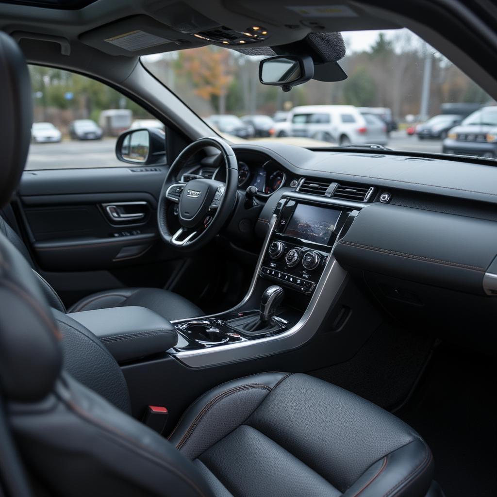 discovery sport luxury interior