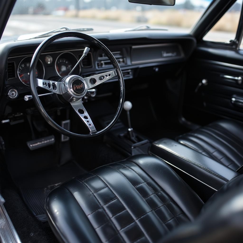 1970 Dodge Coronet Super Bee Interior Close-Up