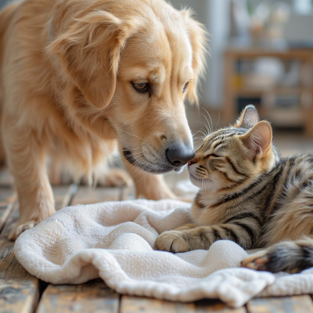 dog-and-cat-exchanging-scents