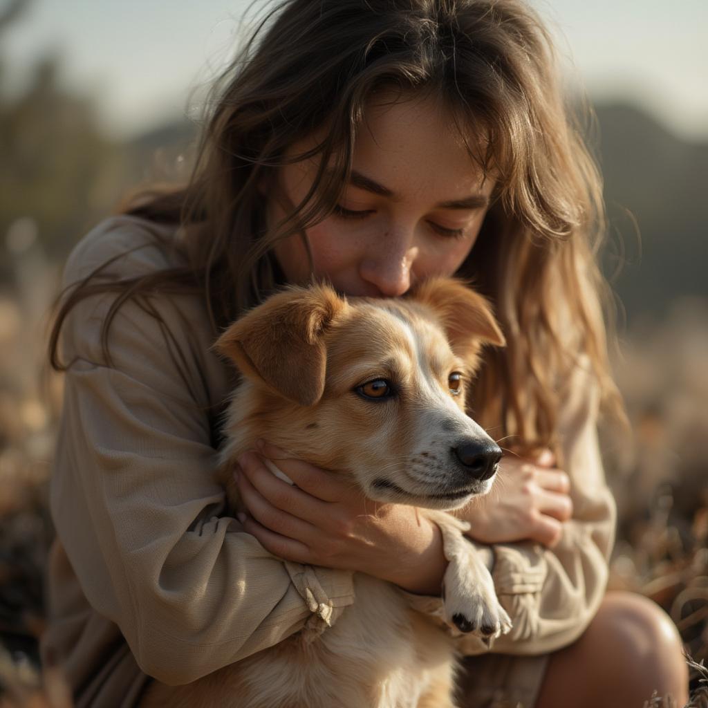 human connection with dog