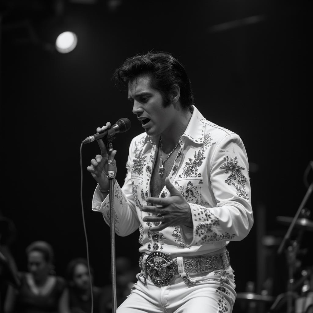 Elvis performs polk salad annie live