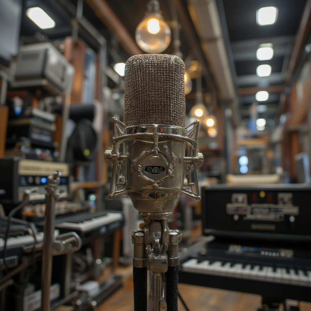 elvis presley sun studios microphone