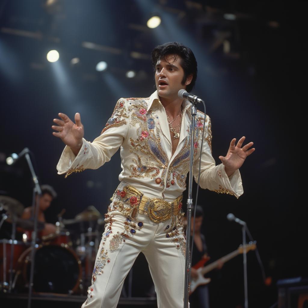 elvis presley live performing suspicious minds 1969