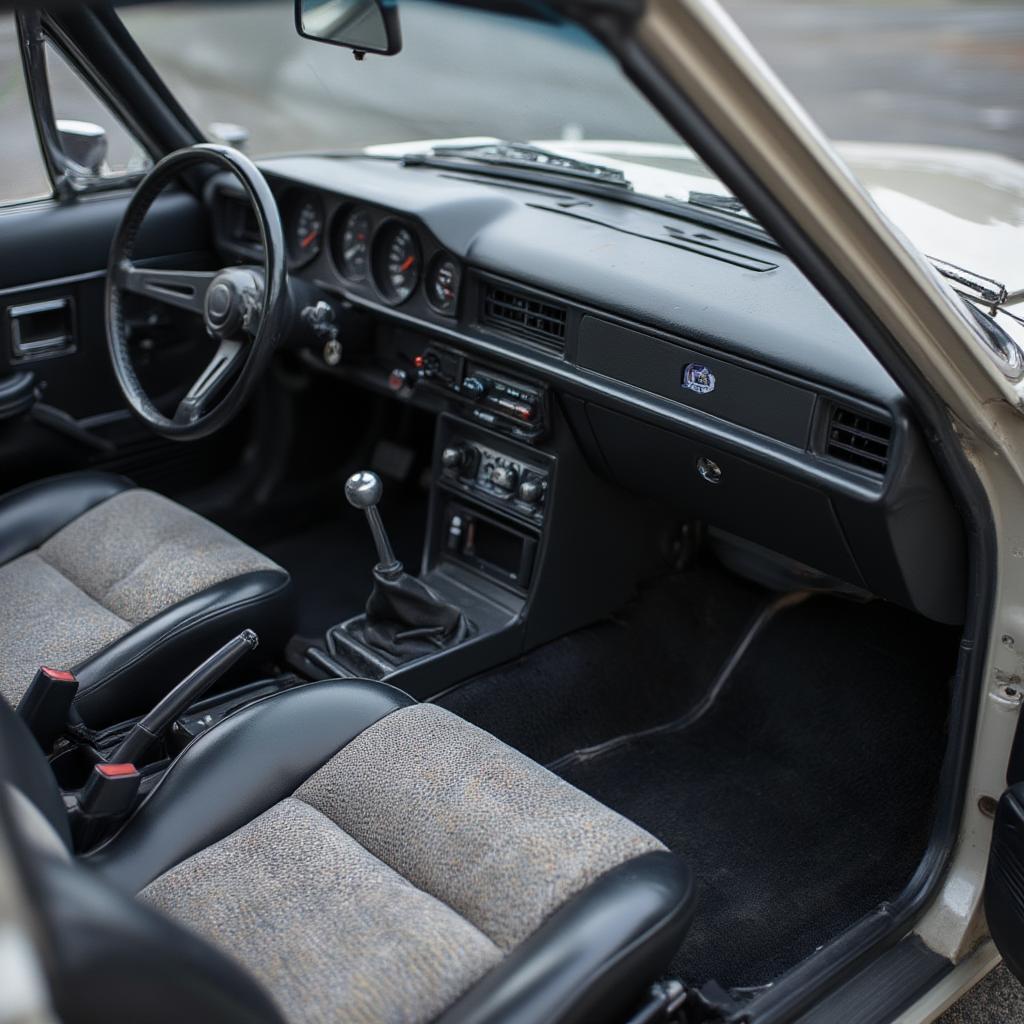 Ford Escort Interior classic detail