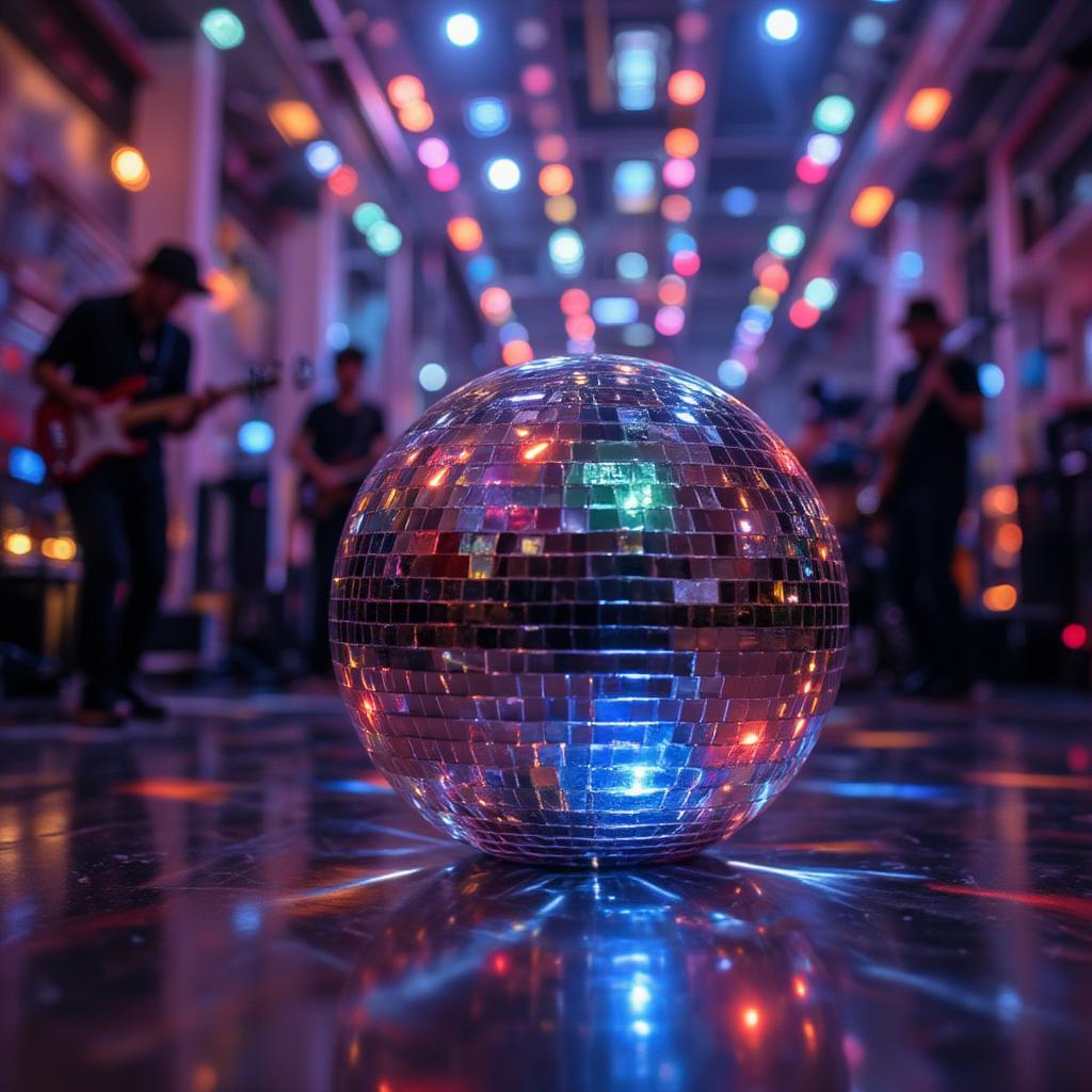 funky grooves and disco ball