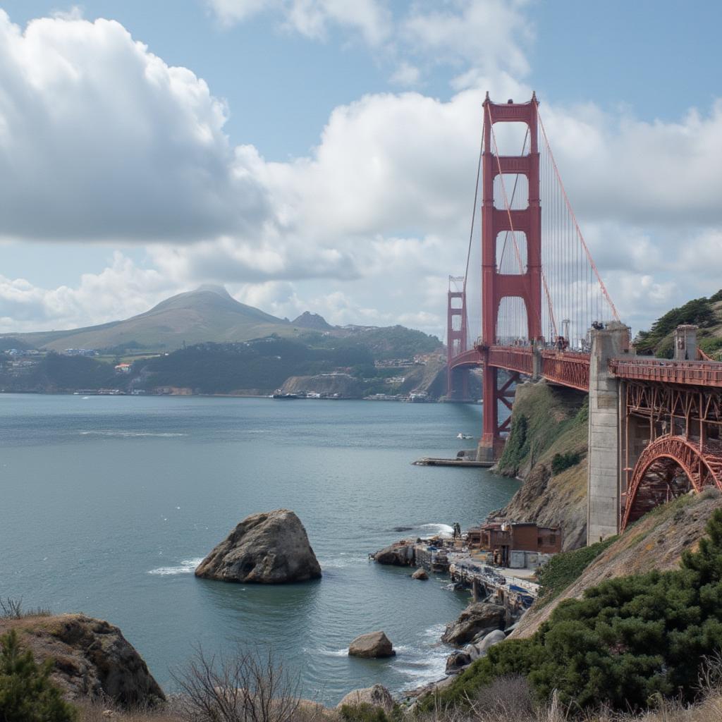 golden gate bridge compared to ancient wonders