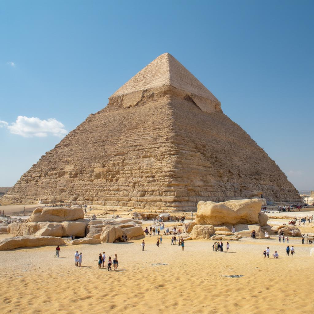 great pyramid of giza ancient wonder