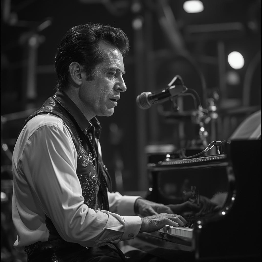 Jerry Lee Lewis piano performance