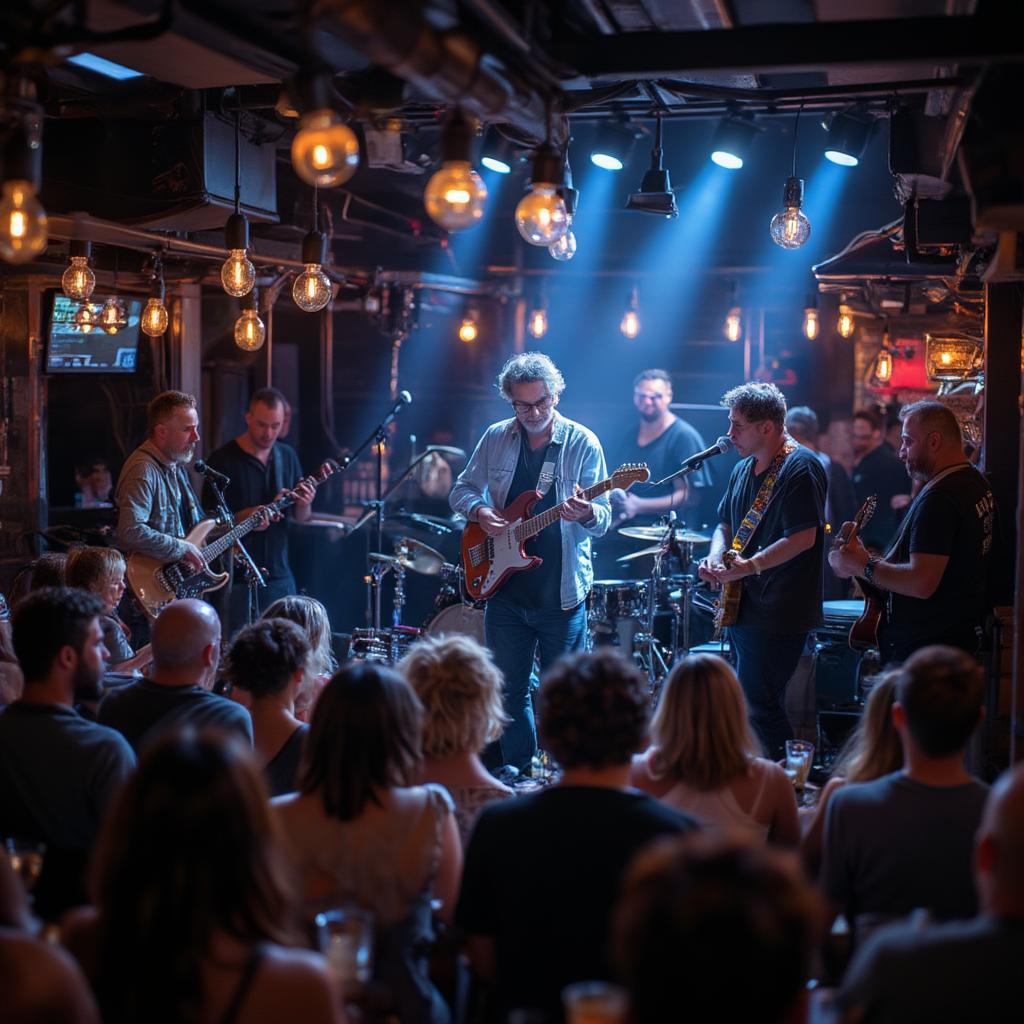 night music bar crowd