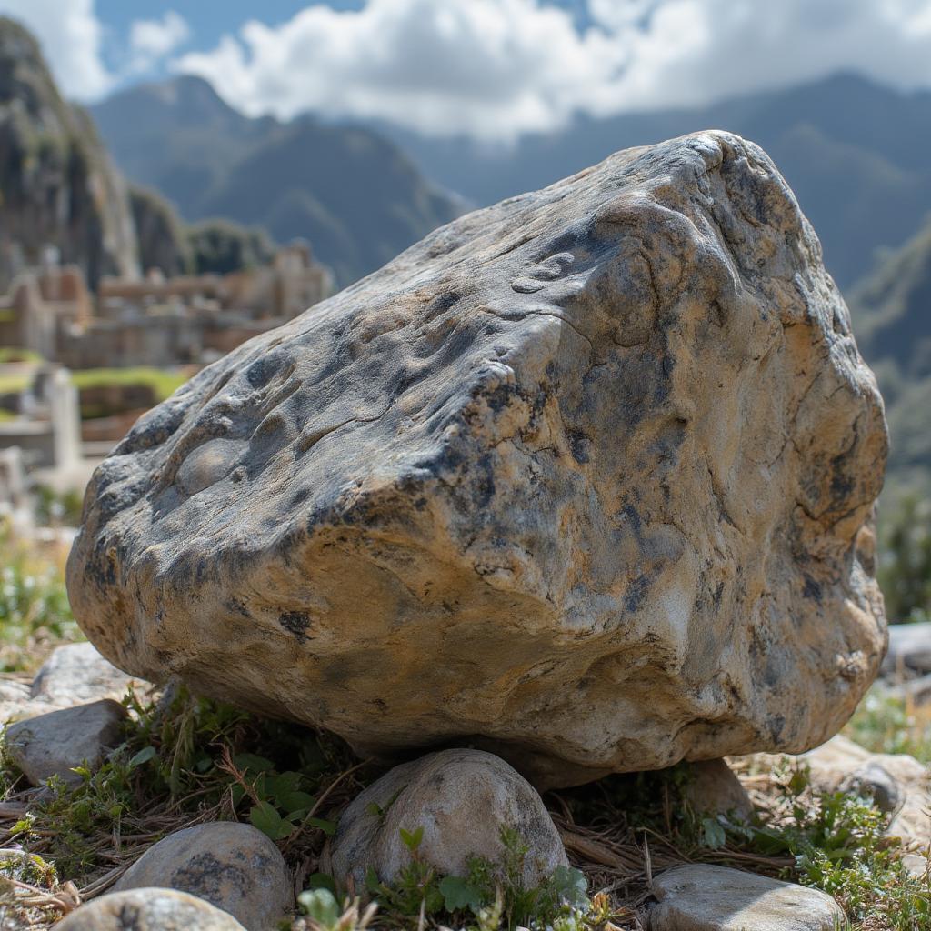 Intihuatana Stone at Machu Picchu, religious site, Incan astronomy