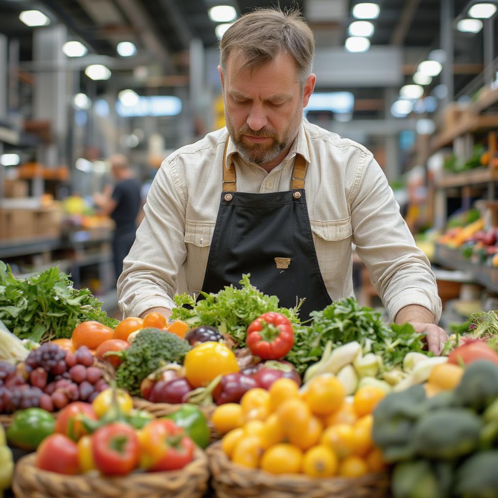 men making healthy meal plan