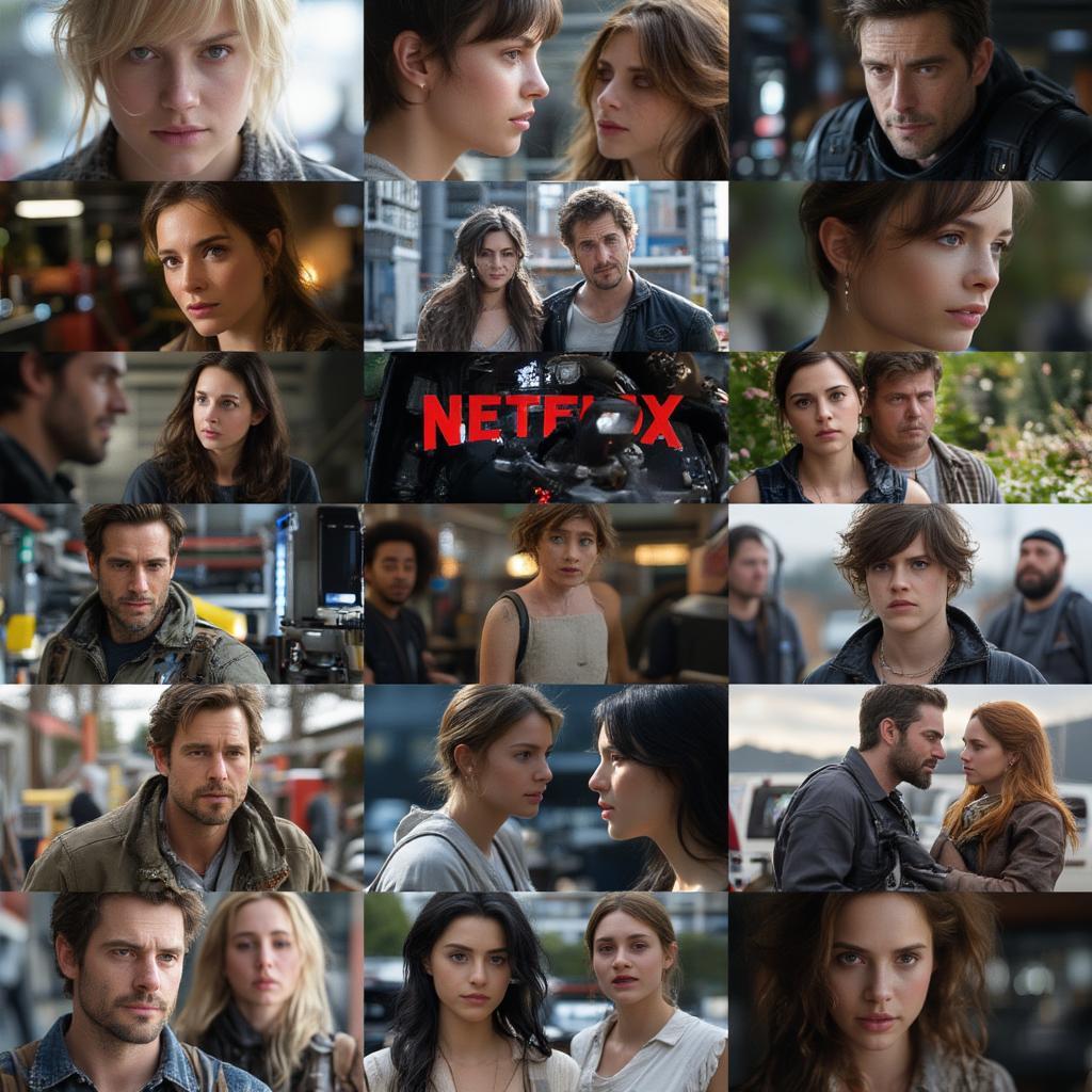 netflix most popular movies collage showing diverse genres