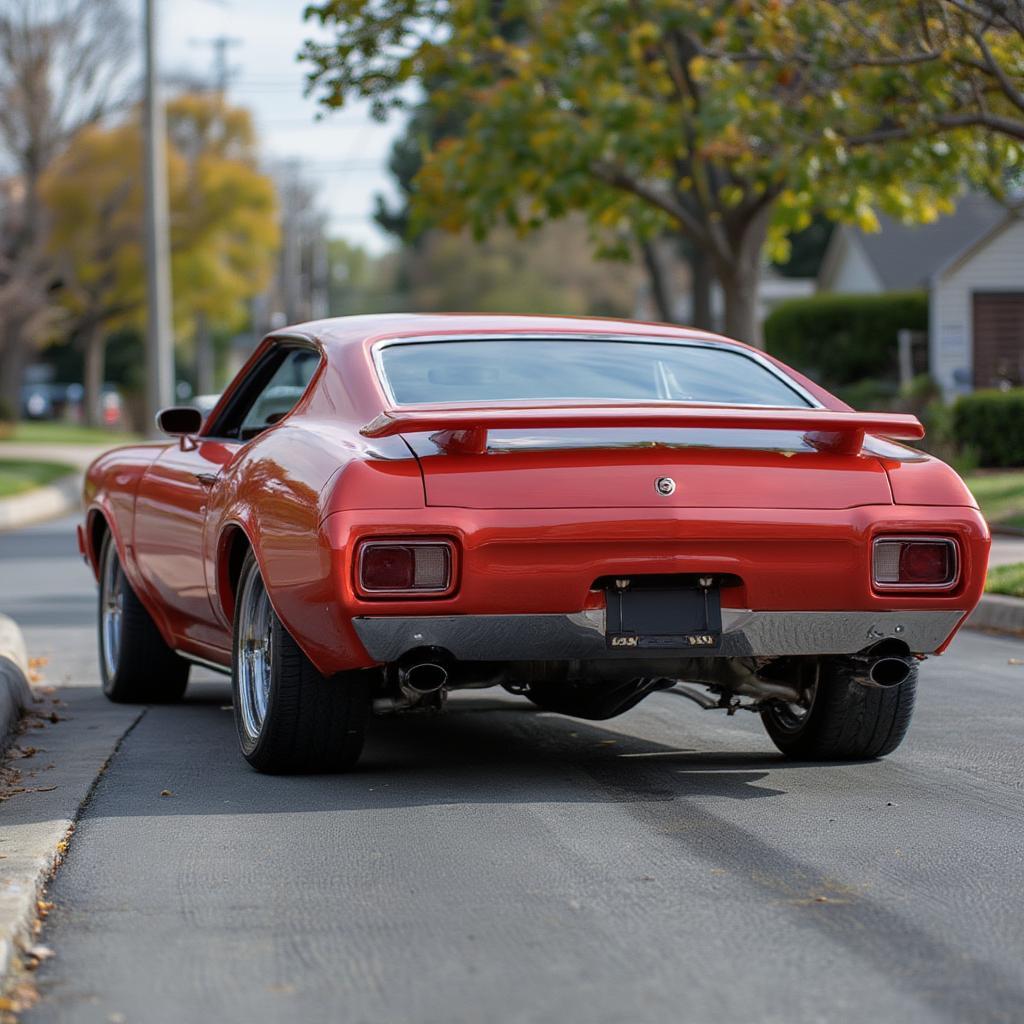 1971 Oldsmobile 442 Side Profile