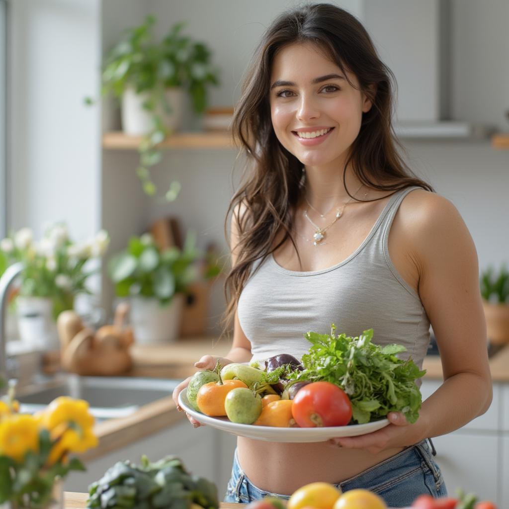 Healthy diet for pregnant woman