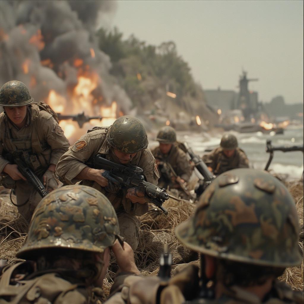 Saving Private Ryan landing scene