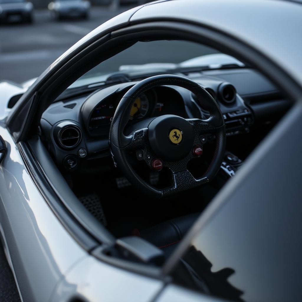 detailed-silver-ferrari-enzo-interior