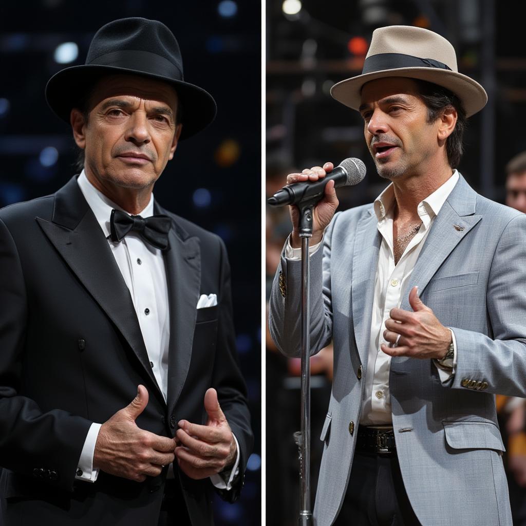 Comparing Sinatra and Claude Francois unique approach