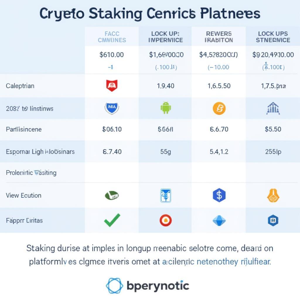 staking crypto comparison