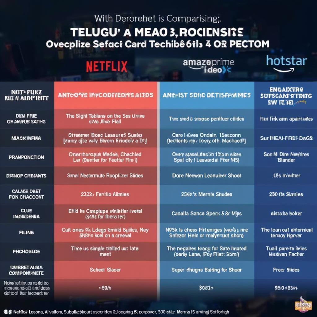 Telugu Movies Streaming Platform Comparison