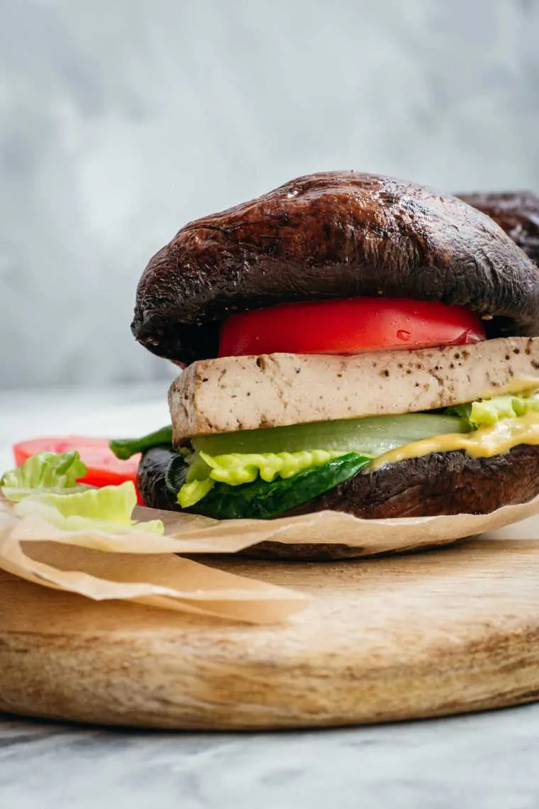 05 Keto vegan portobello burger