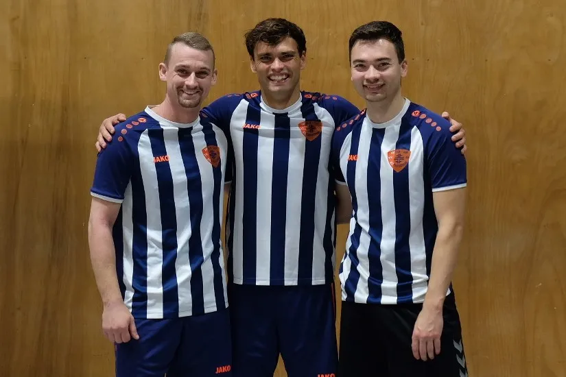 1. Mannschaft: Marius König, Marcel und Maurice Nachtigall