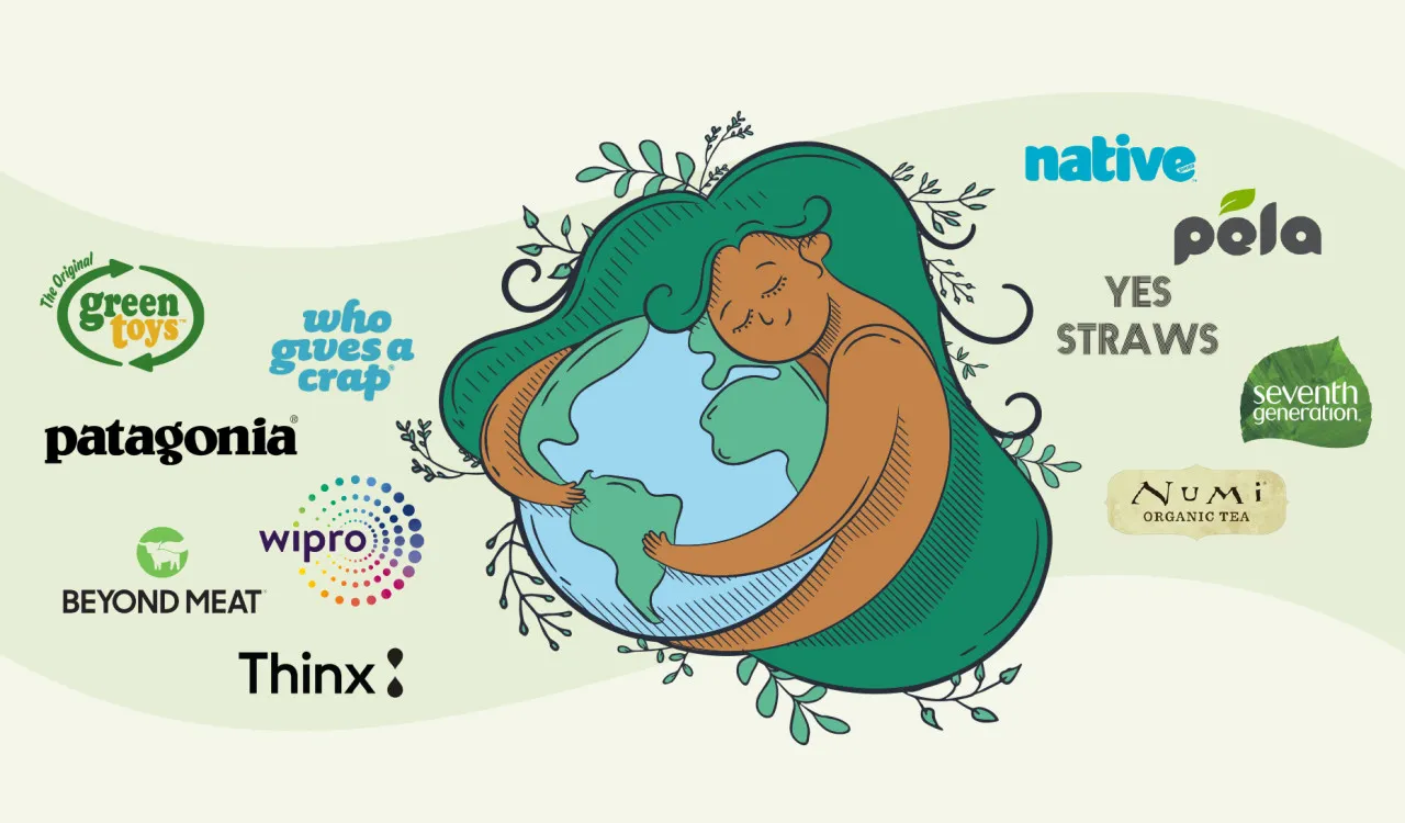 11 umweltfreundliche Marken illustration