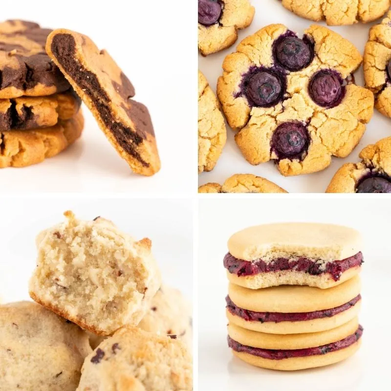 25 einfache Rezepte ohne Kohlenhydrate für Low Carb Kekse & Plätzchen - leckeres & gesundes Gebäck ohne Zucker Mobile Featured Image