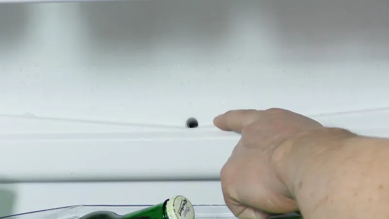 Abfluss für das Kondenswasser